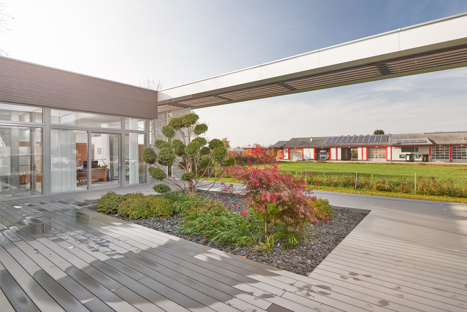 Moderner Büro- und Werkstattstandort der KOBER GmbH & Co KG in Stronsdorf